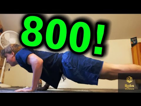 I Did 800 Pushups For 800 subs! - YouTube