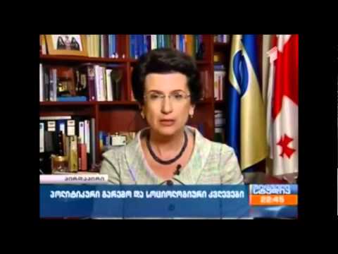 ნინო ბურჯანაძე - გადაცემა ,,პირველი სტუდია\" 09.05.2014