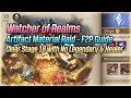 Artifact material raid stage 18 f2p no legos  no healer  watcher of realms guide