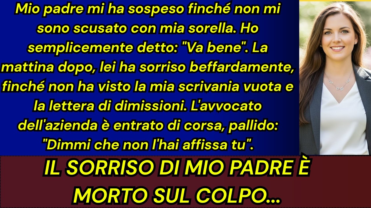 Avevo appena detto “va bene” davanti a mio padre, con Amelia seduta al tavolo che sorrideva già preparandosi a vedermi umiliato. Ma quella parola non era una resa: era il via a qualcosa che...