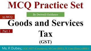Part 1  Important Gst Mcq  Goods And Services Tax Mcq  Mcq On Gst  Gst Mcq With Answer  Gst