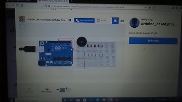 Arduino Uno R3 Happy birthday tone