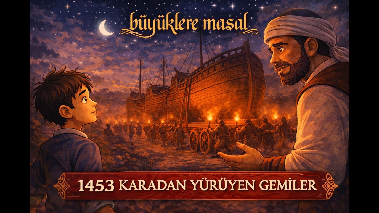 1453 Karadan Yürüyen Gemiler | Büyüklere Uyku Masalları | Uyku Masalı Yetişkin | Türkçe Masal