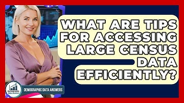 What Are Tips For Accessing Large Census Data Efficiently? - Demographic Data Answers