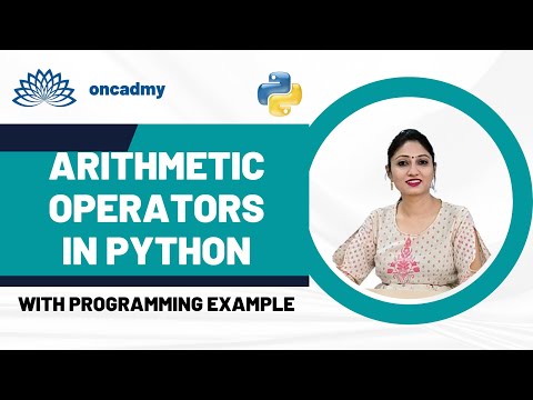 Python arithmetic operators #python #arithmetic #oncadmy