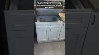 Innovative Symmetrical Design With A Hidden Integrated Shelf Freezer