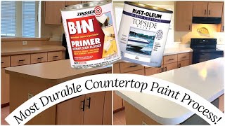 Painted COUNTERTOPS |Strong & Durable |Using Subscribers Suggestions|Top Coat Paint Rust-Oleum by Our Classic Home 1,177 views 1 year ago 7 minutes, 5 seconds
