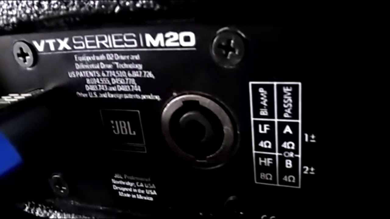 jbl vtx m20