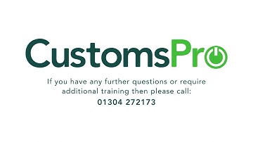 Creating an export shipment (Out of United Kingdom) With NCTS documents using CustomsPro