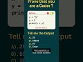 day-05 : basic python test your coding skills #70dayschallenge #pythonprogramming