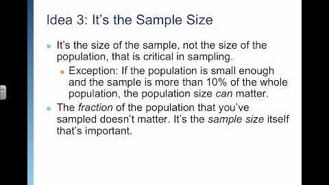 AP Stat Ch 12 Video 1 Sampling 1314