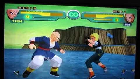 Dragon Ball Z Budokai(Gamecube)-Tien vs Android 18