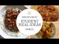 CHEAP STUDENT MEAL IDEAS // Healthy dinners for £1