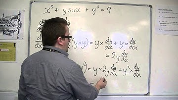 AQA Core 4 6.02 Introducing Implicit Differentiation