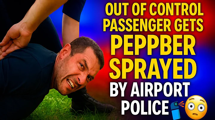 Out Of Control Passenger Gets Pepper Sprayed By Airport Police