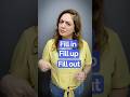 Master English Phrasal Verbs With ‘Fill’ (in/up/out) #letstalk #learnenglish ##phrasalverbs #esl