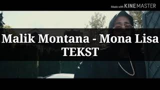 Malik Montana - Mona Lisa + TEKST