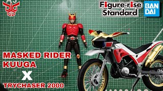 BUILDING FIGURE-RISE STANDARD KAMEN RIDER KUUGA (MIGHTY FORM) x TRYCHASER 2000 | BANDAI