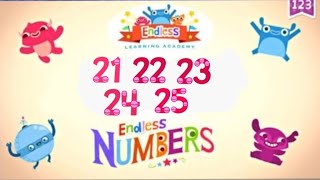 Endless Numbers Игра приложение для детей про цифры счёт начало от 21 до 25 screenshot 4
