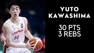 Yuto Kawashima Highlights vs. Brazil | 30 Pts, 3 Rebs | 2023 FIBA U19 World Cup