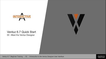 Ventuz Quick Start Tutorial - 02 - The Ventuz Designer