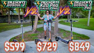 GoSoul 2 vs K20 Pro vs GoSoul 2 Pro! Which Ausom Scooter Wins