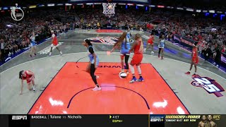 🤐 Angel Reese KNOCKS DOWN Caitlin Clark Then TAUNTS Her, NO CALL | Chicago Sky vs Indiana Fever