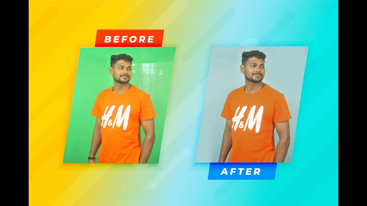 How to remove or change Greenscreen in Photoshop.