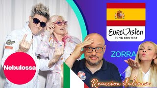 Reaction Italiana y Colombiana a Nebulossa - ZORRA Spain 🇪🇸 Eurovision 2024