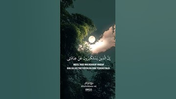 وقال ربكم ادعوني أستجب لكم #سورة_غافر #خالد_الجليل #kuranıkerim #quran