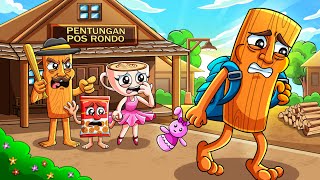 Tung Tung Tung Sahur Runs Away From Home?! | Italian Brainrot Animation