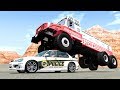 Crazy Police Chases #55 - BeamNG Drive Crashes