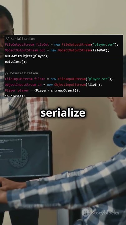 Java Serialization and Deserialization Explained | Save and Load ...