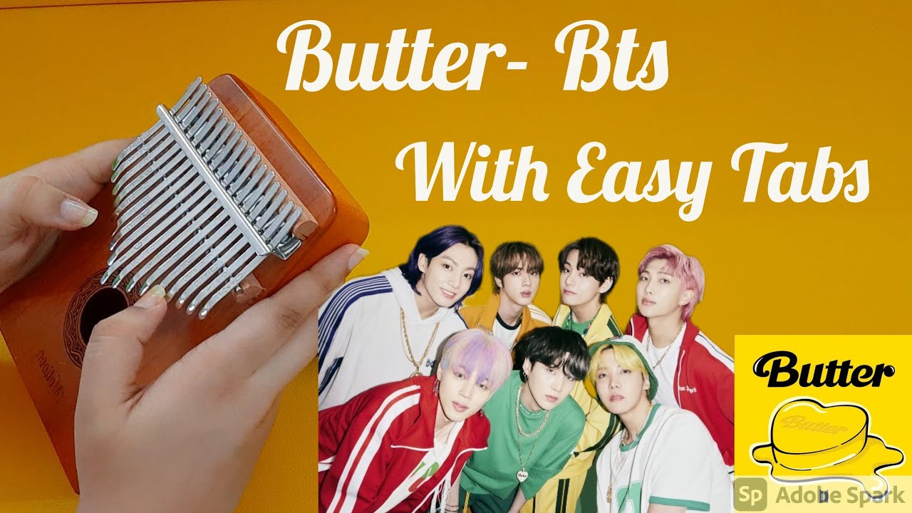 butter btsbutter kalimbamusic Butter Bts Kalimba Cover Easy Tabs