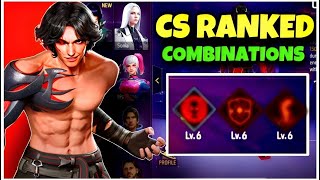 Top 03 Cs Ranked Character Combinations Free Fire 2023