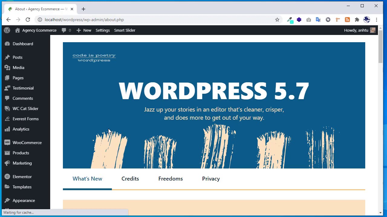 คู่มือ wordpress ecommerce  New  Hướng Dẫn Cài Agency Ecommerce, Chỉnh Header WordPress Website