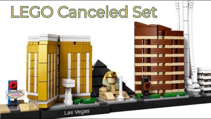  LEGO Architecture Skyline Collection Las Vegas Building Kit  21047 (487 Pieces) : Toys & Games