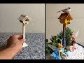 DIY Miniatura Casa de passáro  DIY Miniature Bird House