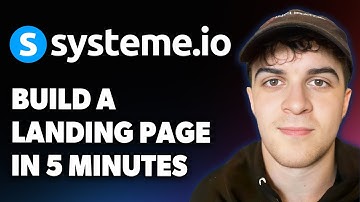 How to Build a Landing Page With System IO in 5 Minutes Systeme.io Tutorial  [2025 Full Guide]