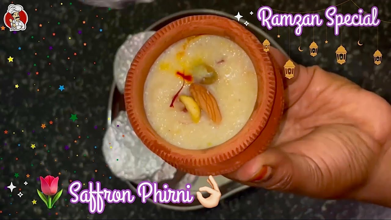 🌙✨ Shahi Kesar Phirni in Earthen Pot | Ramzan Special Sweet Delight 💛🌸✨🍯