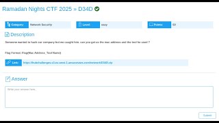 Writeup D34D Challange | Ramadan Nights CTF 2025 CyberTalents | #t3s1a0x