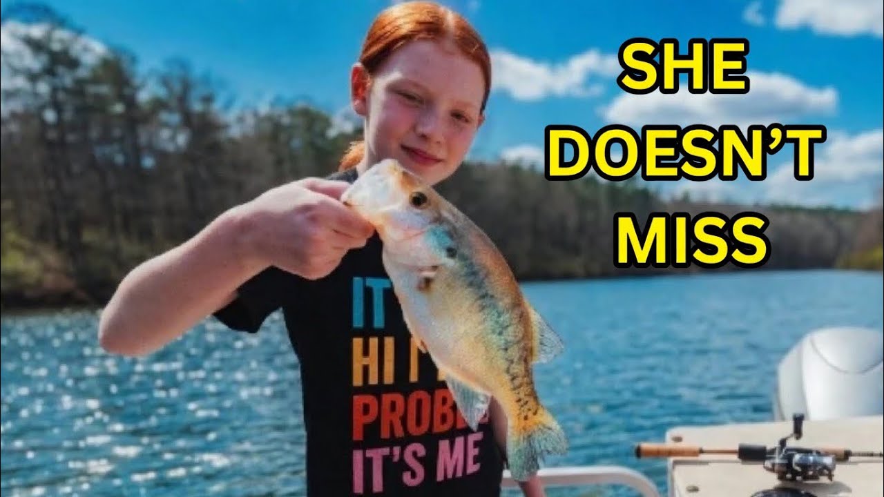 Layla Fish Layla Outfishes Me Again… Crappie Fishing with the Kids and Dog - YouTube