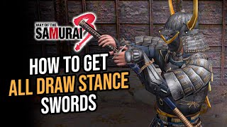 How to Get All the Draw Stance Swords - Way of the Samurai 3 [侍道3]