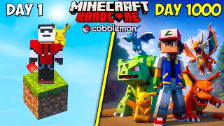 I Survived 1000 Days In Cobblemon One Block! [FULL MOVIE] screenshot 4