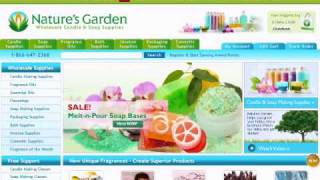Make Candles and Soap with Natures Garden Fragrance Oils