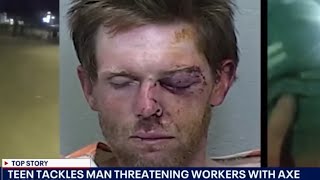 18 Year Old Martial Artist Takes Down Axe Wielding Attacker