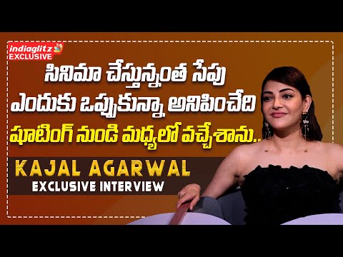 షూటింగ్ నుండి మధ్యలో వచ్చేసా | Kajal Agarwal About Satyabhama Movie Shooting Experience | Indiaglitz - IGTELUGU