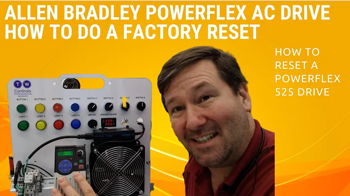 How to Reset an Allen Bradley Powerflex 525 AC Drive to Factory Defaults