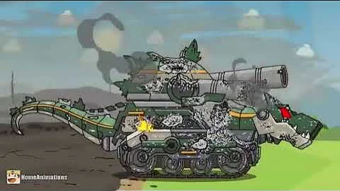Final Battle. American KV 44 vs Tankozilla Last Battle. Cartoons about Tanks
