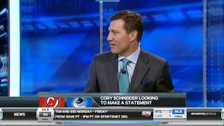 Luongo Vs Schneider 10/07/13 [HD]